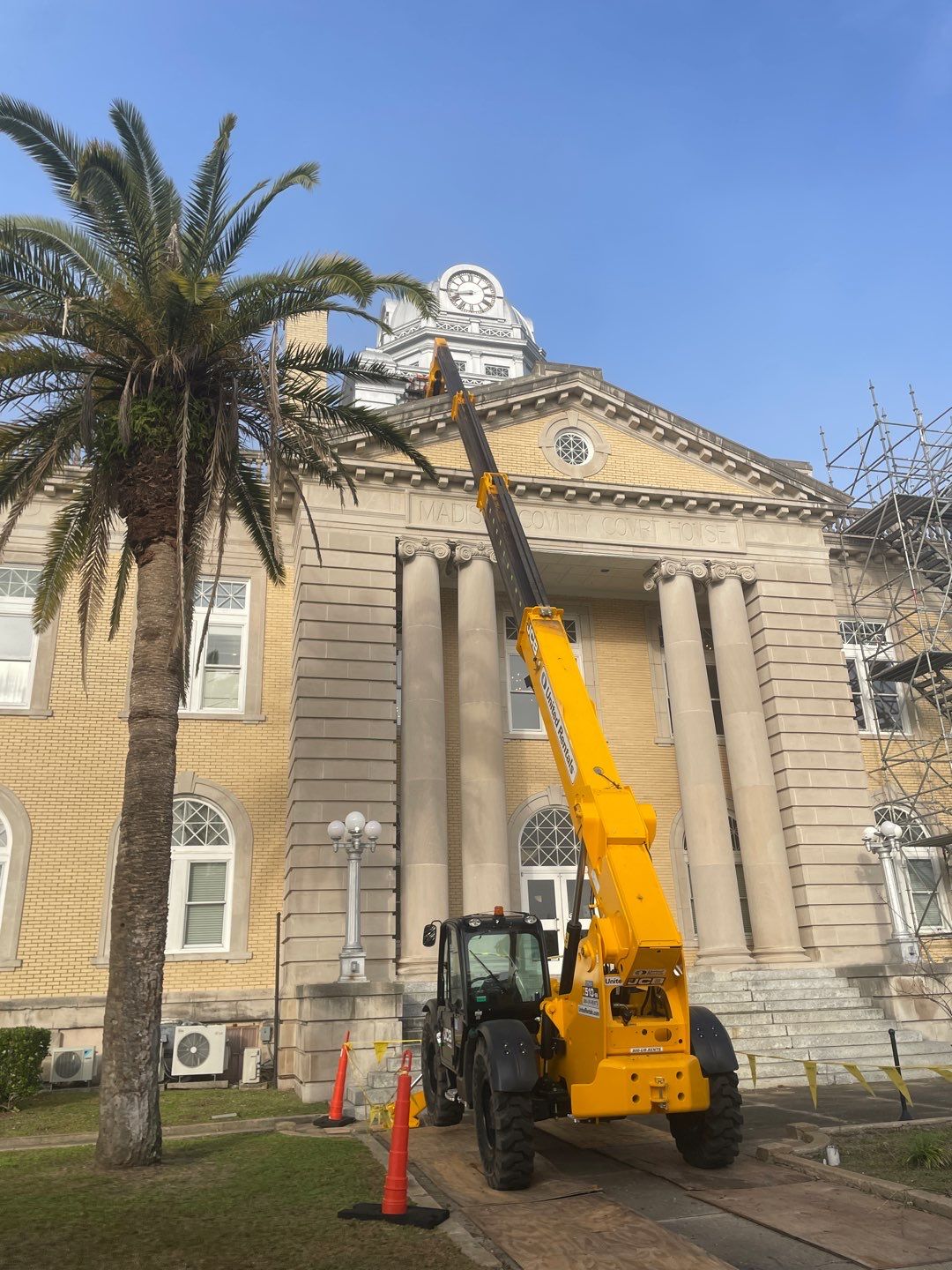 Courthouse cupola restoration detail